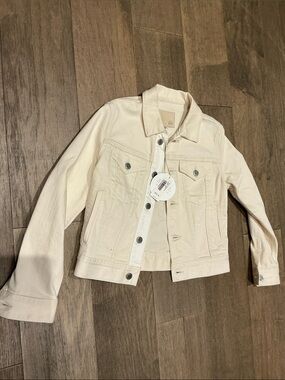 AG Adriano Goldschmied Off-White Denim Jacket